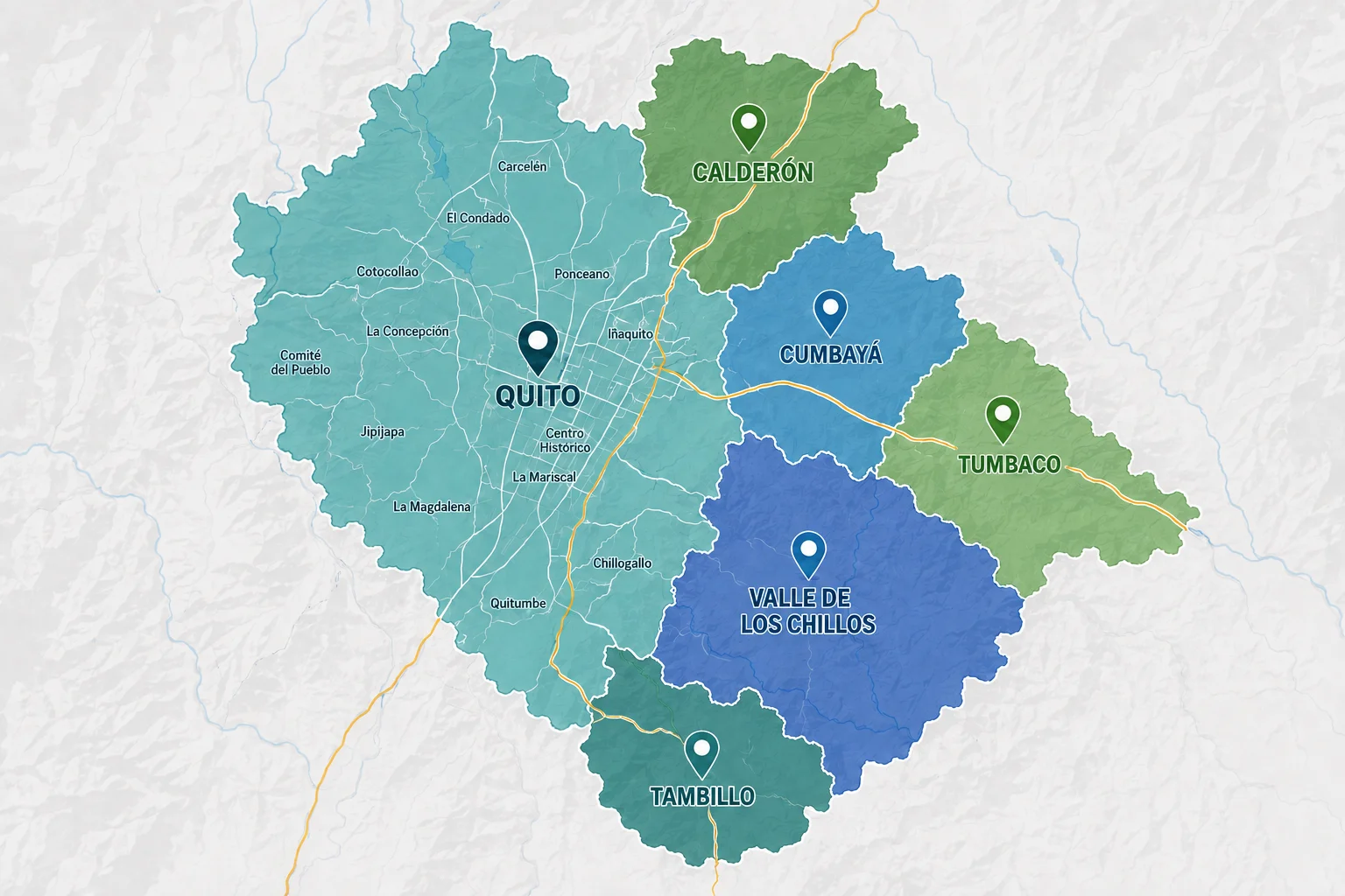 Mapa de cobertura enfermeras a domicilio